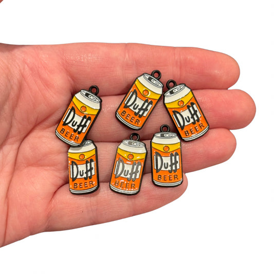 6pcs Duff Beer Charms