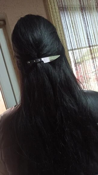 Knife Hair Clip