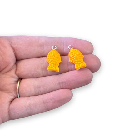 8pcs Goldfish charms