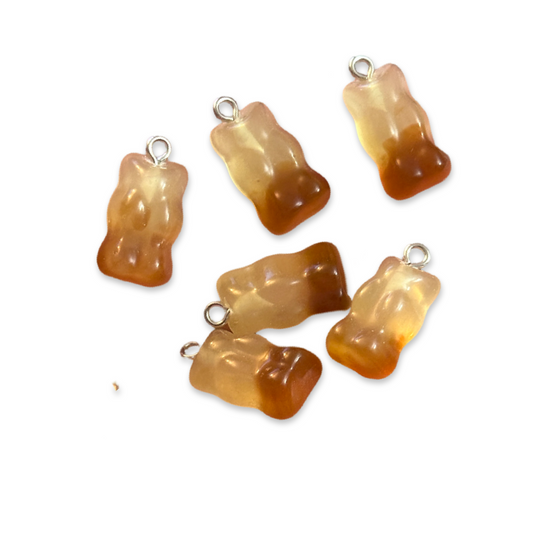 6pcs Cola Gummy Bear Charms