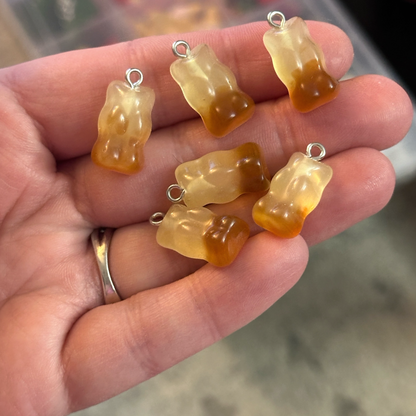 6pcs Cola Gummy Bear Charms