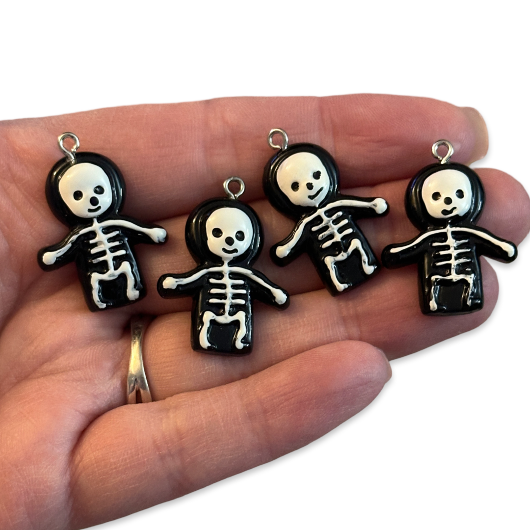 4pcs Baby Skeleton Costume charms