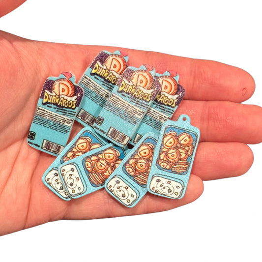 8pcs Dunkaroos charms